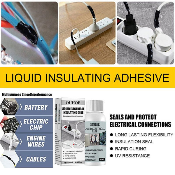 Liquid Insulation Electrical Insulating Glue,Liquid (Black) Jayesh