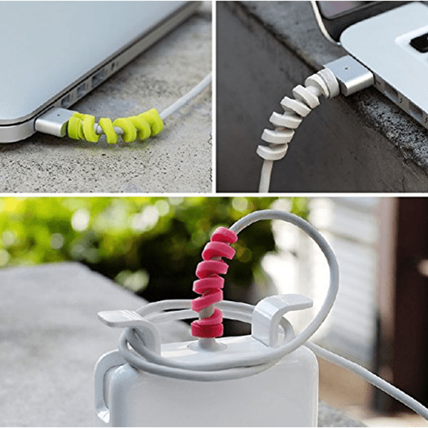 Silicone Spiral Charger Cable Saver, Spring Pack of – Jayesh Variety