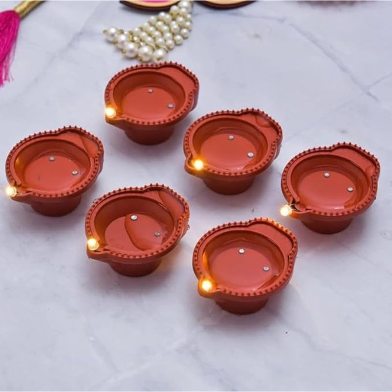 Water Sensor Led Diyas - 6Pcs