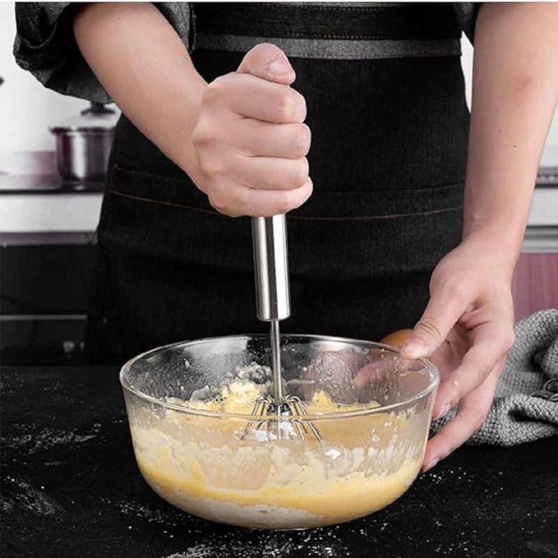 Power Free Stainless Steel Hand Push Whisk Hand Blender, Mathani, Rava ...