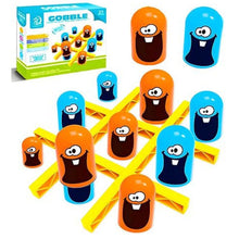 Gobble Board Game Learning Toys for 2+ Year Old Kids Tic Tac Toe