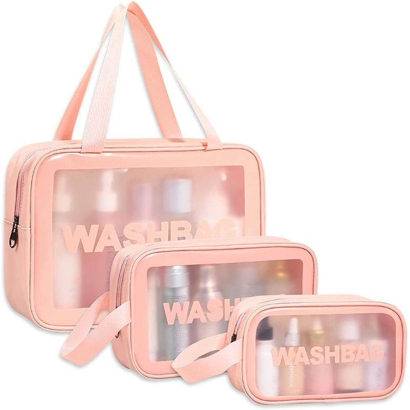 Multi Functional Makeup Pouch for Women Waterproof PVC Cosmetic Bags Jayesh Variety