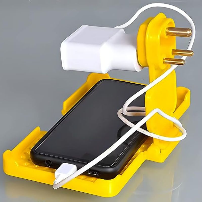 Multi-Purpose Wall Holder Stand for Charging Mobile Just Fit in Socket ...
