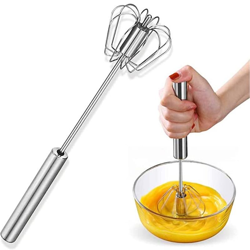 Power Free Stainless Steel Hand Push Whisk Hand Blender, Mathani, Rava ...