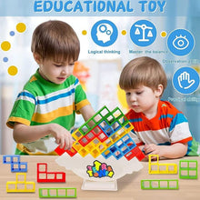 64 Pcs Tetra Tower Balance Game,Blocs De Construction Tetris