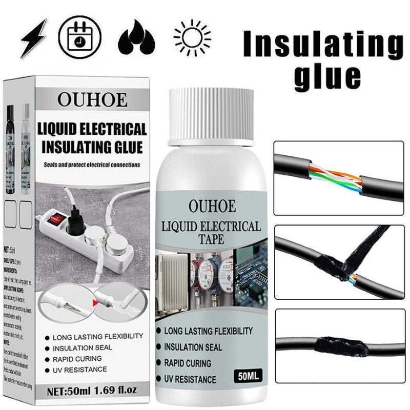 Liquid Insulation Electrical Insulating Glue,Liquid (Black) Jayesh