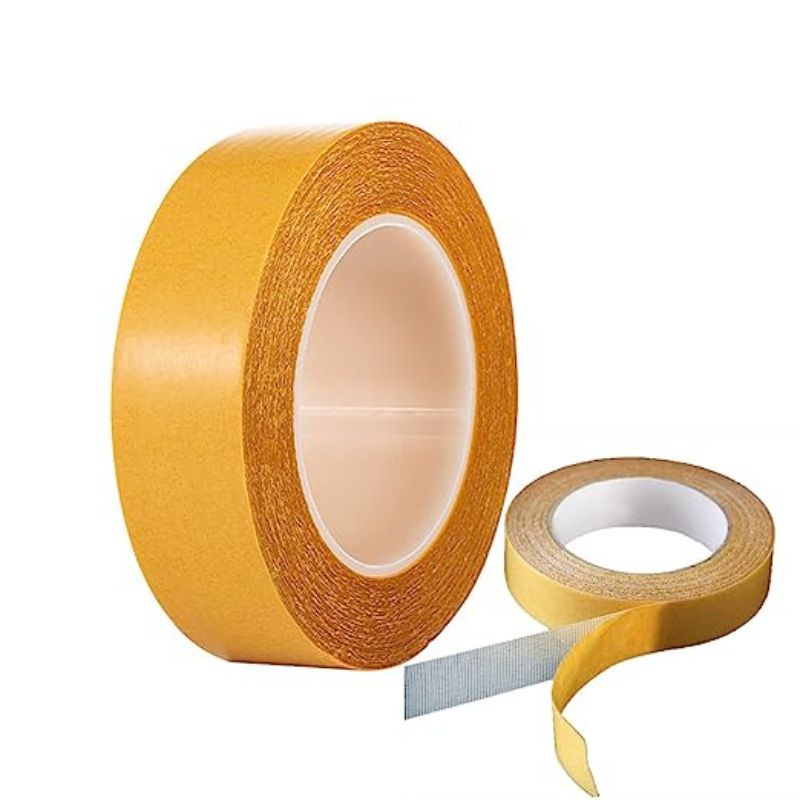  Birllaid Fabric Tape Multifunctional Double Sided Tape,Clear  Tape for Clothes,Double Stick Carpet Tape Heavy Duty 1inchx33FT(10m) High  Stickness Strong 2 Sided Tape : Office Products