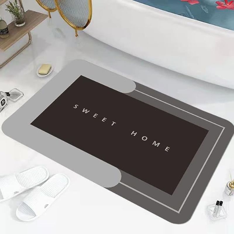 Super Absorbent Floor Mat, Quick-Drying Water Absorbing Bathroom Mat, –  Jayesh Variety
