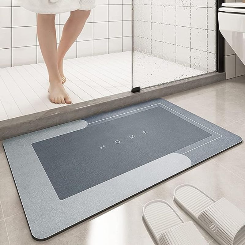 Modern Door Mat/Floor Mat, Solid Print, Water Absorbent & Easy To Wash