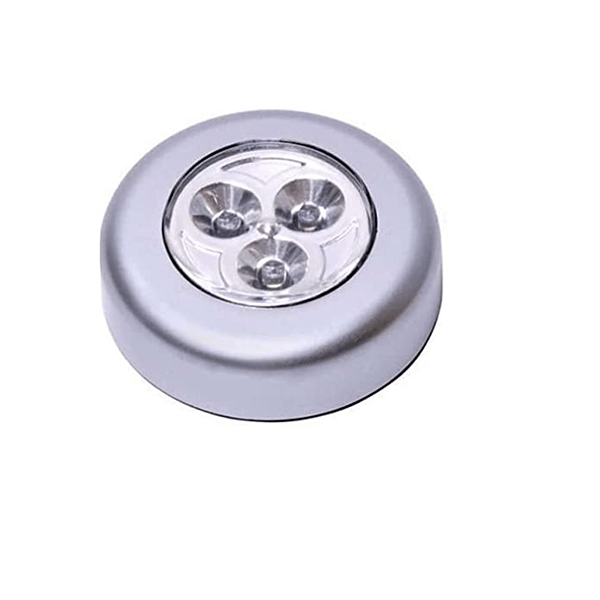 3 LED Touch Self Stick and Click Push On/Off Light