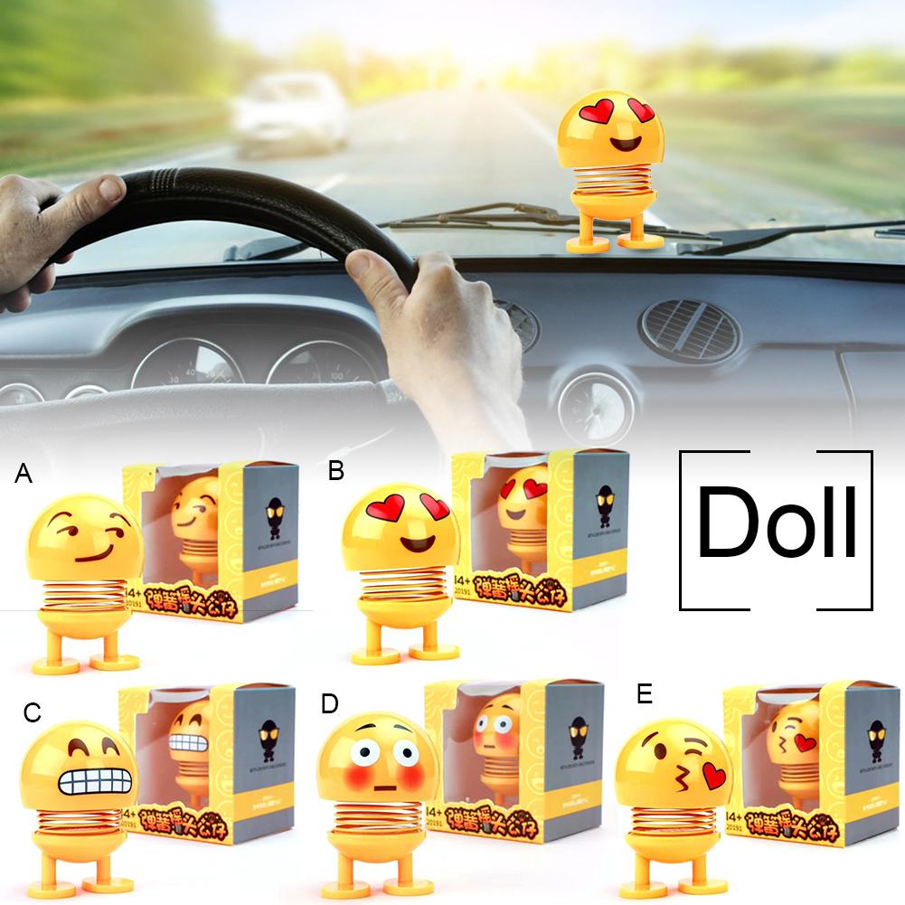 Cute Emoji Bobble Head Dolls, Funny Smiley Face Springs – Jayesh