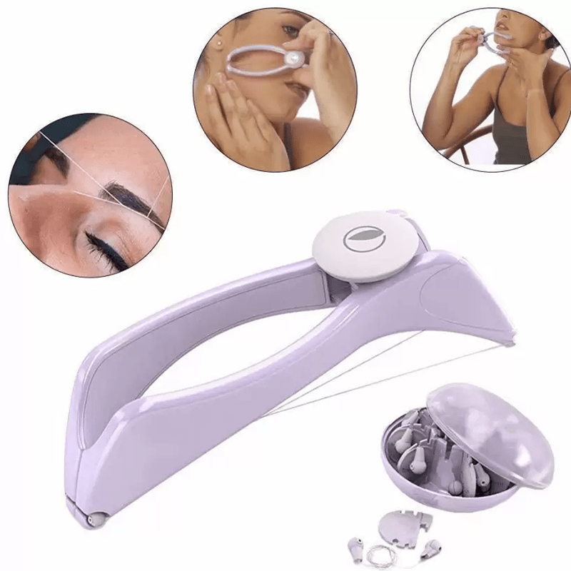  Slique Eyebrow Face and Body Hair Threading and Removal  System. Amazing at home quick and painless hair removal system using the  ancient technique of Threading to remove ALL unwanted facial