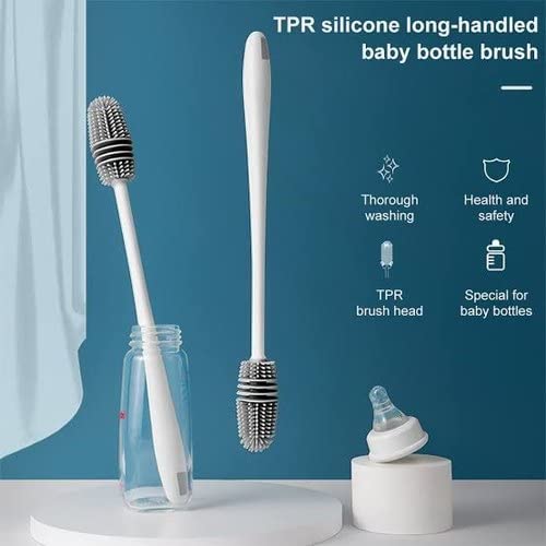 Silicone Bottle Cup Test Tube Cleaning Soft Silicone Brush