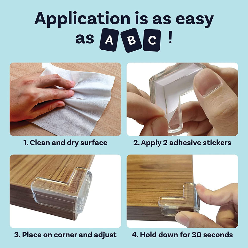 Edge Protector for Furniture Table Corner Guards (4Pcs)