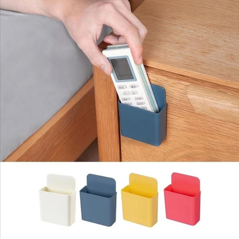Wall Mounted Storage Case with Mobile Phone Charging Port Plug Holder