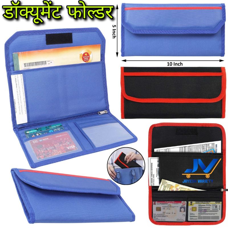 Men Women Travel, Casual Fabric Document Holder