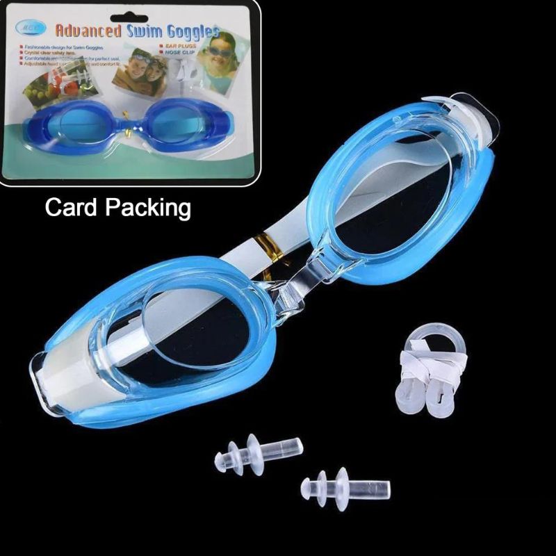 goggles with nose clip Swimming Goggles With Ear And Nose Plug – Jayesh Variety