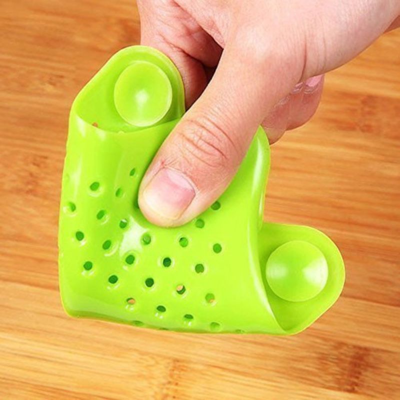 Silicone Star Shaped Sink Strainer Filter (Multicolor, Pack of 2)