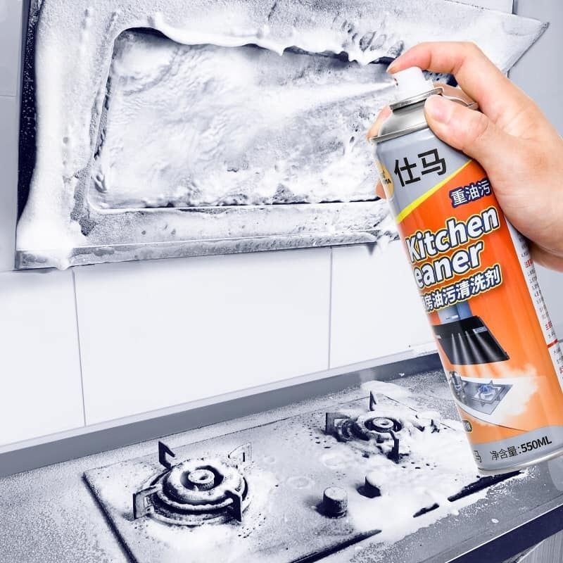 KITCHEN CLEANER MAGIC FOAM SPRAY.