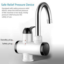 Electric Instant Water Heater Faucet Tap Hot And Cold Water Geyser