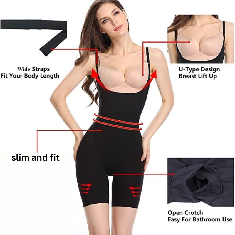 Black Color Instant Figure Slimming Full Body Shapewear for Women